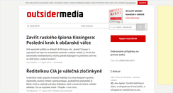 Desktop Screenshot of outsidermedia.cz