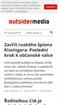 Mobile Screenshot of outsidermedia.cz